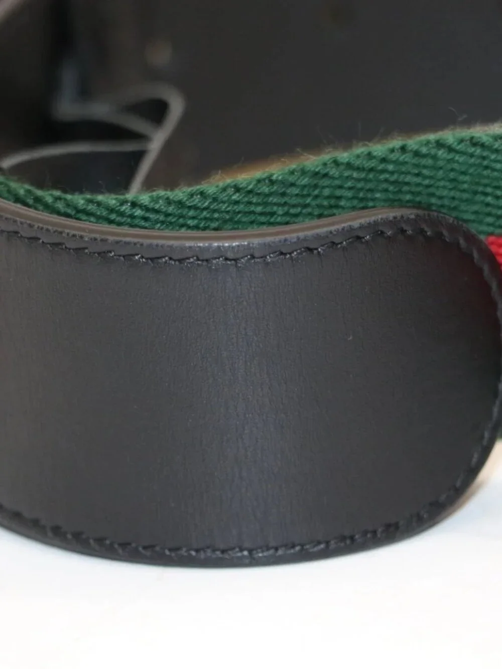 Gucci GG Marmont Web Belt Canvas Leather Size 70X30 - Green/Red/Black/Gold Gucci GG Marmont Web Belt Canvas Leather Size 70X30 - Green  main image 3